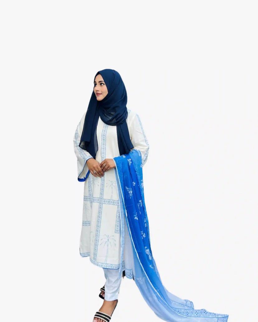 NIRVANA Premium Stitch Cotton Shalwar Kameez With Digital Print