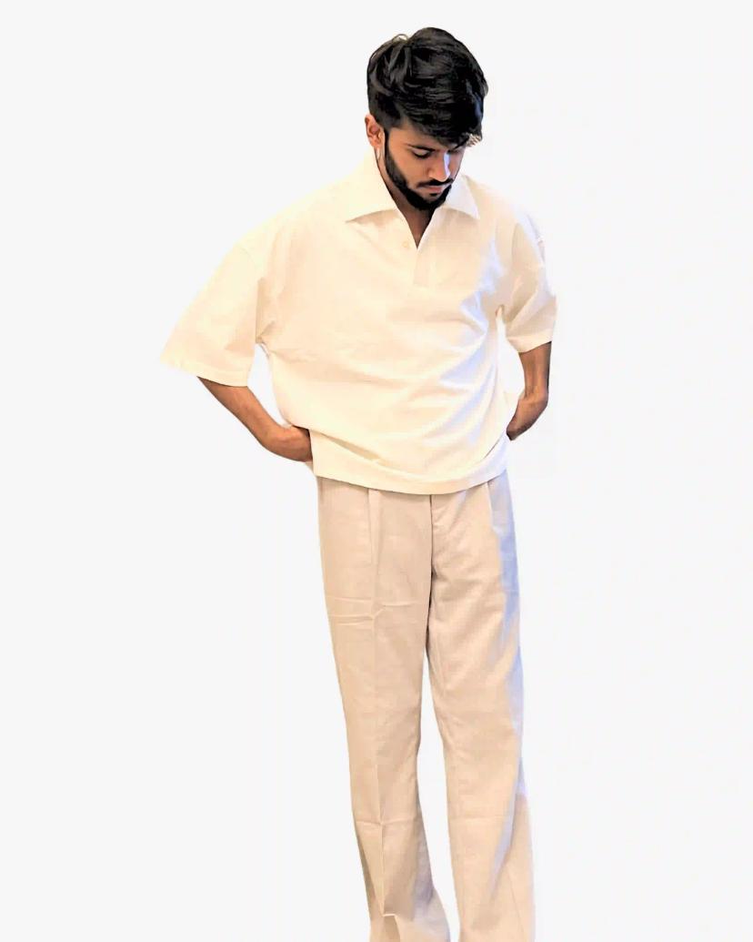 FROSTÉ Drop Shouldler Polo T-Shirt
